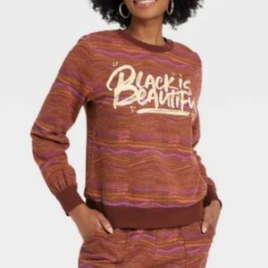 Girls Black History Month Black Is Beautiful sweater